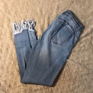 Rainbow boot cut jeans size 7